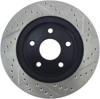 Stoptech - StopTech 04-06 Dodge Durango / 02-10 Ram 1500 (exc Mega Cab) Front Right Slotted & Drilled Rotor - 127.67053R - Image 2
