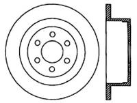 StopTech Sport Drilled/Slotted Brake Rotor Rear Left 127.67058L