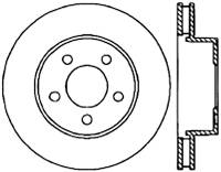 StopTech Sport Cryo Drilled/Slotted Brake Rotor Rear Left 127.67066CL