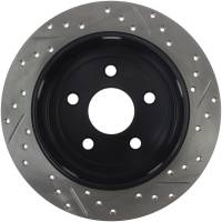 Stoptech - StopTech Power Slot 07-13 Jeep Wrangler Rear Right Drilled & Slotted Rotor - 127.67067R - Image 2