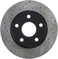 Stoptech - StopTech 07-13 Jeep Wrangler Slotted & Drilled Right Front Rotor - 127.67068R - Image 1