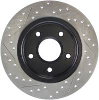 Stoptech - StopTech Sport Drilled/Slotted Brake Rotor Rear Left 127.67071L - Image 2