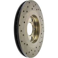 Stoptech - StopTech Sport Cryo Cross Drilled Brake Rotor; Front Left - Image 3