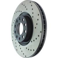 Stoptech - StopTech Sport Cryo Cross Drilled Brake Rotor; Front Left - Image 4