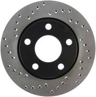 StopTech Sport Cross Drilled Brake Rotor; Rear Right