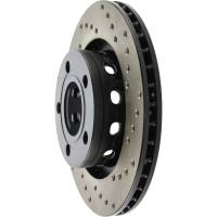 Stoptech - StopTech Sport Cryo Cross Drilled Brake Rotor; Rear Left - Image 3