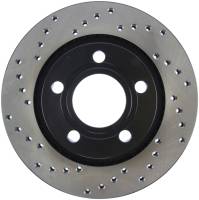 StopTech Sport Cross Drilled Brake Rotor; Rear Right