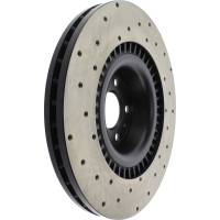 Stoptech - StopTech Sport Cryo Cross Drilled Brake Rotor; Front Left - Image 3