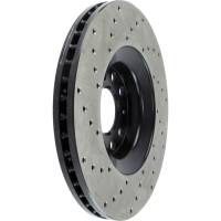 Stoptech - StopTech Sport Cryo Cross Drilled Brake Rotor; Front Left - Image 4