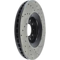 Stoptech - StopTech Sport Cryo Cross Drilled Brake Rotor; Front Right - Image 4