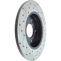 Stoptech - StopTech Sport Cryo Cross Drilled Brake Rotor; Rear Left - Image 3