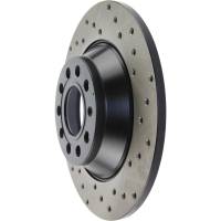 Stoptech - StopTech Sport Cryo Cross Drilled Brake Rotor; Rear Left - Image 2