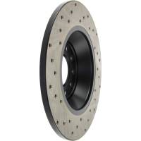 Stoptech - StopTech Sport Cryo Cross Drilled Brake Rotor; Rear Left - Image 3