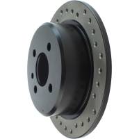 Stoptech - StopTech Sport Cryo Cross Drilled Brake Rotor; Rear Left - Image 5