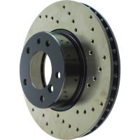 Stoptech - StopTech Sport Cryo Cross Drilled Brake Rotor; Front Left - Image 4