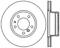StopTech Sport Cross Drilled Brake Rotor; Front Right