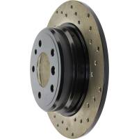Stoptech - StopTech Sport Cryo Cross Drilled Brake Rotor; Rear Left - Image 5