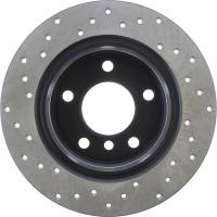 Stoptech - StopTech Sport Cryo Cross Drilled Brake Rotor; Rear Left - Image 3