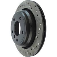 Stoptech - StopTech Sport Cryo Cross Drilled Brake Rotor; Rear Left - Image 2