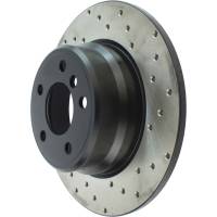 Stoptech - StopTech Sport Cryo Cross Drilled Brake Rotor; Rear Left - Image 3