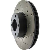 Stoptech - StopTech Sport Cryo Cross Drilled Brake Rotor; Front Left - Image 4
