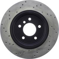 Stoptech - StopTech Sport Cryo Cross Drilled Brake Rotor; Rear Left - Image 2