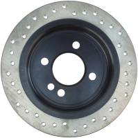 Stoptech - StopTech Sport Cross Drilled Brake Rotor; Rear Left - Image 2