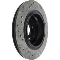 Stoptech - StopTech Sport Cryo Cross Drilled Brake Rotor; Rear Left - Image 2