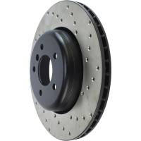Stoptech - StopTech Sport Cryo Cross Drilled Brake Rotor; Rear Left - Image 3