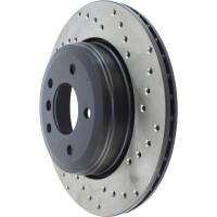 Stoptech - StopTech Sport Cryo Cross Drilled Brake Rotor; Rear Left - Image 3