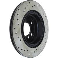 Stoptech - StopTech Sport Cryo Cross Drilled Brake Rotor; Rear Left - Image 3