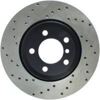 StopTech Sport Cross Drilled Brake Rotor; Rear Right