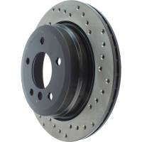Stoptech - StopTech Sport Cryo Cross Drilled Brake Rotor; Rear Left - Image 3