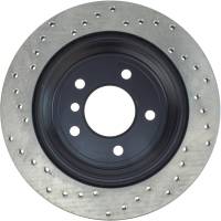 Stoptech - StopTech Sport Cryo Cross Drilled Brake Rotor; Rear Left - Image 5