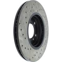 Stoptech - StopTech Sport Cryo Cross Drilled Brake Rotor; Front Left - Image 5