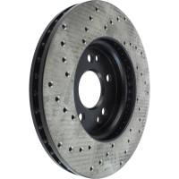 Stoptech - StopTech Sport Cryo Cross Drilled Brake Rotor; Front Left - Image 5
