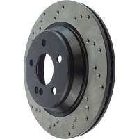 Stoptech - StopTech Sport Cryo Cross Drilled Brake Rotor; Rear Left - Image 2
