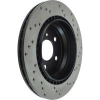 Stoptech - StopTech Sport Cryo Cross Drilled Brake Rotor; Rear Left - Image 5