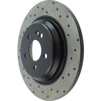 Stoptech - StopTech Sport Cryo Cross Drilled Brake Rotor; Rear Left - Image 3
