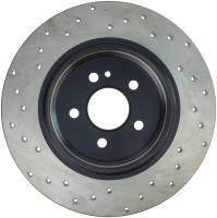 Stoptech - StopTech Sport Cross Drilled Brake Rotor; Rear Left - Image 2