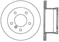 StopTech Sport Cross Drilled Brake Rotor; Rear Right