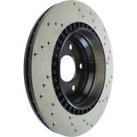 Stoptech - StopTech Sport Cryo Cross Drilled Brake Rotor; Rear Left - Image 3
