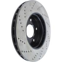 Stoptech - StopTech Sport Cryo Cross Drilled Brake Rotor; Front Left - Image 3
