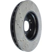 Stoptech - StopTech Sport Cryo Cross Drilled Brake Rotor; Front Left - Image 5