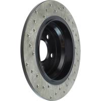 Stoptech - StopTech Sport Cryo Cross Drilled Brake Rotor; Rear Left - Image 3
