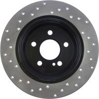Stoptech - StopTech Sport Cryo Cross Drilled Brake Rotor; Rear Left - Image 3