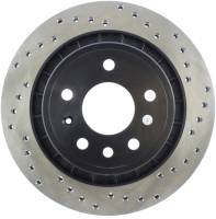 StopTech Sport Cross Drilled Brake Rotor Rear Left 128.38015L