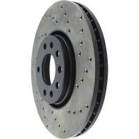 Stoptech - StopTech Sport Cryo Cross Drilled Brake Rotor Front Left 128.38017CL - Image 4