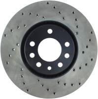 Stoptech - StopTech Sport Cross Drilled Brake Rotor Front Left 128.38017L - Image 1
