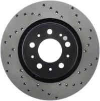 Stoptech - StopTech Sport Cross Drilled Brake Rotor Front Left 128.39023L - Image 1